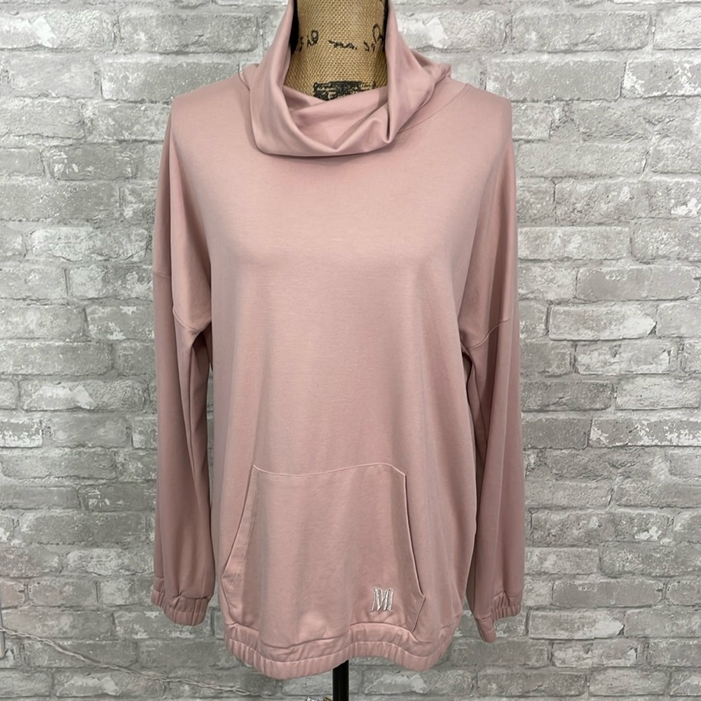 Madeleine Pink Cowlneck Sweatshirt